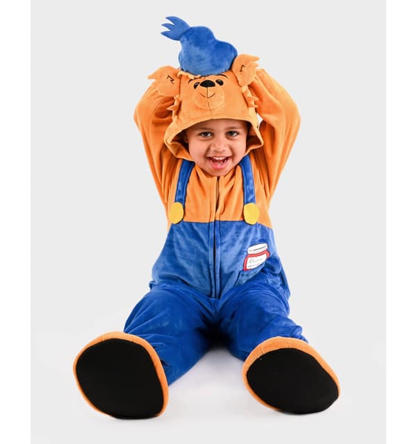 Teddykarhu Onesie 104cl 3-4 vuotta multifärg