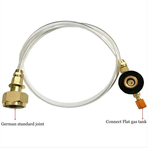Propanadapter Slangekonverter Udskiftningsslange tilsluttes udendørs campinggaskomfur Propancylinderadapter - Perfet