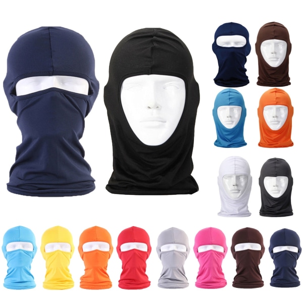 Baclava - skidmask - huva - Huvudhuva - Cykelmask solskydd - Perfet Navy blue