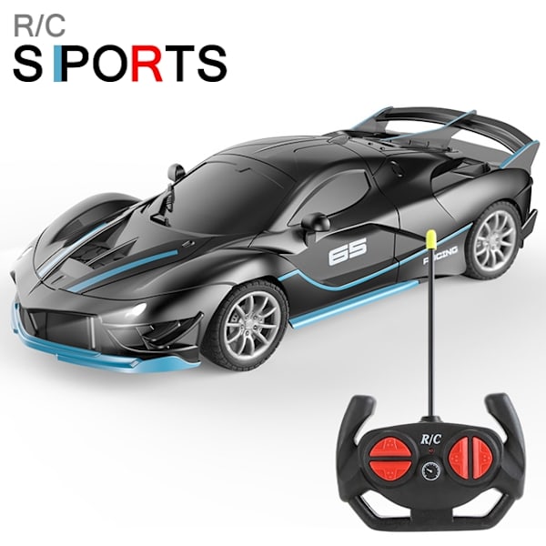 Radiofjärrkontroll 1:18 RC Sports Cars Racing High Speed ​​​​Vehicle Drift Toy - Perfet Dark Gray
