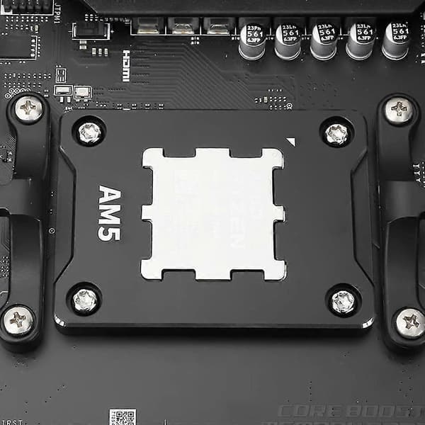 For ASF Amd Am5 Sikkerhetsfiksramme Svart/Rød Datamaskin CPU Bøyingskorrigerer-Perfet Black