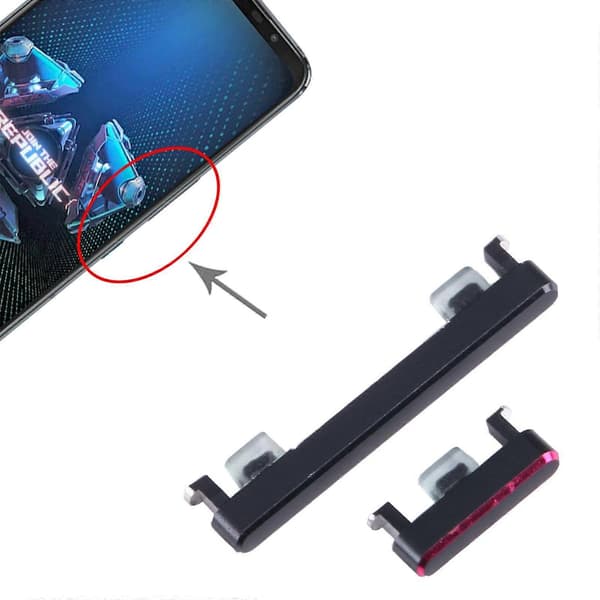 Kompatibel med Asus ROG Phone 5 ZS673KS Ström + Volymkontrollknapp - Perfekt