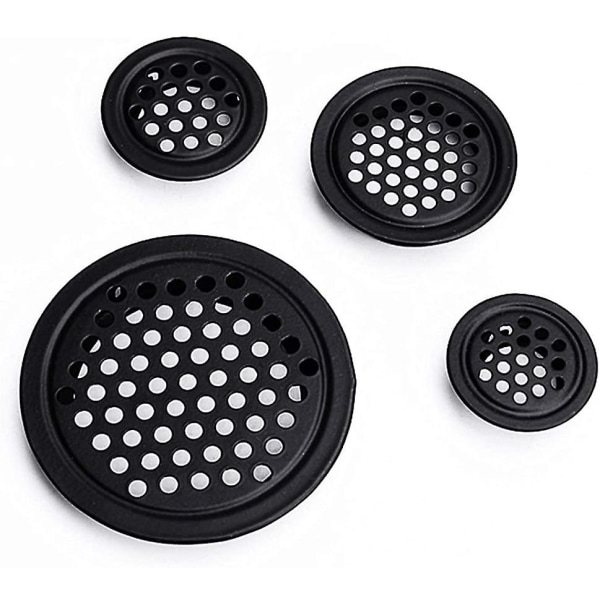 10 stk Rund ventilationsrist i rustfrit stål i rustfrit stål