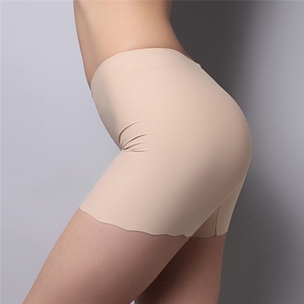 Summer Lady Seamless Safety Shorts Leggings Bukser Free Size - Perfet Nude Free Size