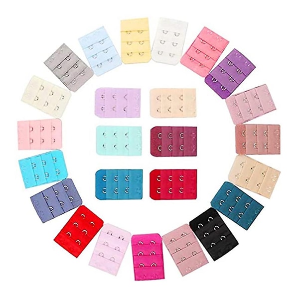 Pakke med 25 forskellige farver bh-forlængerrem - Perfet