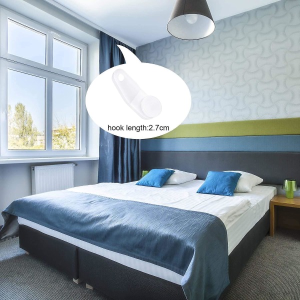 Curtain Track Krok Vit Gardin Krok Slider - Perfet