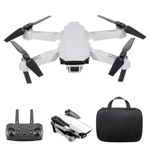 S62 Rc Drone Med Kamera 4k Wifi Fpv Dual Camera Drone Mini Sammenleggbar Quadcopter Leke For Barn Med Gravity Sensor Control Track Fly Headless Mode E