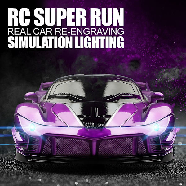 Radiofjärrkontroll 1:18 RC Sportbilar Racing High Speed ​​​​Vehicle Drift Leksaker - Perfet Colorful
