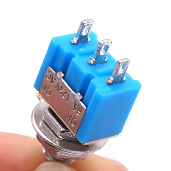 10 kpl SPDT Mini vipukytkin 3-nastainen 2-asentoinen ON/ON Miniatyyri vipukytkin 6A 125V AC vipukytkin - Perfet