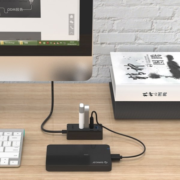 Perfekt ORICO 4-ports USB 3.0-hubb - Perfet