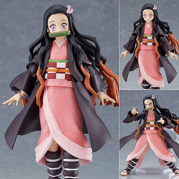 1st Demon Slayer Kamado Nezuko Figma 508-DX Tanjiro 498-DX Zeni - Perfet A1