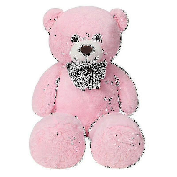 Jätte Stor Mjuk Nallebjörn Plyschleksaker Brunbjörn Super B-Perfet 40cm/60cm/80cm/100cm/120cm/140cm/160cm/180cm/200cm Pink 160cm
