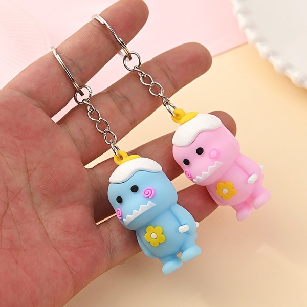Creative Animal Cartoon Key Ring Key Holder Bilnøkler Bag Acce - Perfet A2