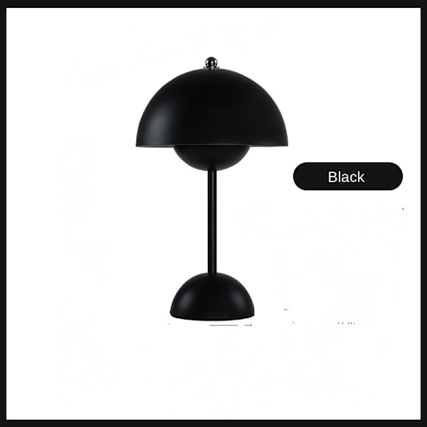 Bordslampa, Eye Caring Led Flowerpot Bordslampa Bärbar för skolan- Perfet Svart