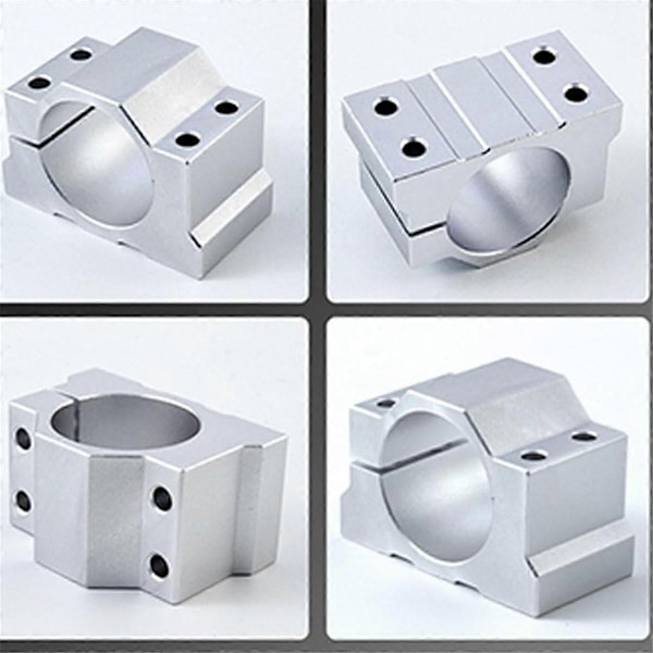 65mm CNC Spindelmotor Klemme Monteringsbeslag, Spindelmotor Montering Støtte med 4 stk Skruer, til CNC Fræser Gravering-Perfekt