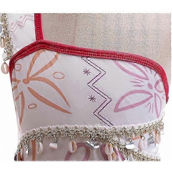 Flickor Ny Film Moana 2 Klänning Halloween Party Äventyr Kostym Flicka Prinsessa Fancy Kläder-Perfekt 100 cm