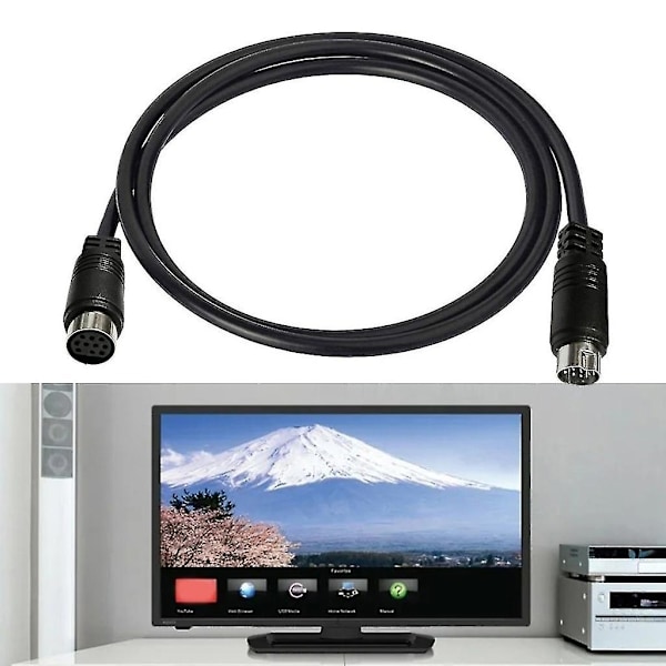 Mini Din 10-polet Han til Hun Kabel Udskiftning 10-polet Kabel til Hjemmekino - Perfekt 0.5 m