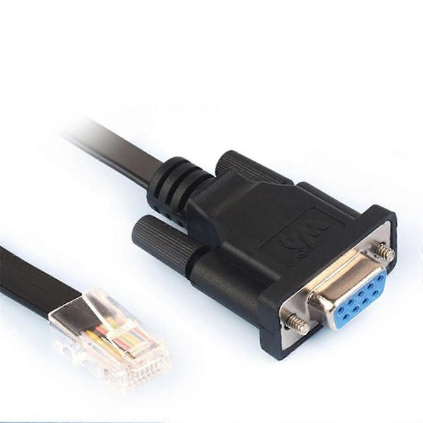 RS232 till RJ45 Konsol Felsökningskabel RS232 DB9 Hona till RJ45 Multifunktionell Bekväm Felsökning-Perfekt