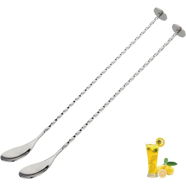 Long-handled spoon, Spiral bartender, 30 cm - Perfet