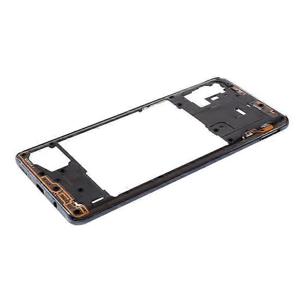 OEM Midtre Plate Ramme Kompatibel med Samsung Galaxy A71 SM-A715-Perfekt Black