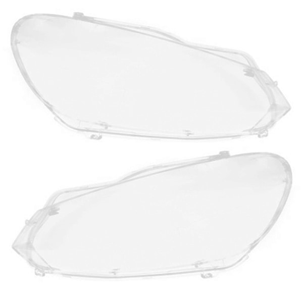Bil Strålkastarhölje Strålkastarglas Ersättning Auto Transparent Lampskärm Kompatibel med- Golf 6 MK6 R 2009-2012-Perfekt