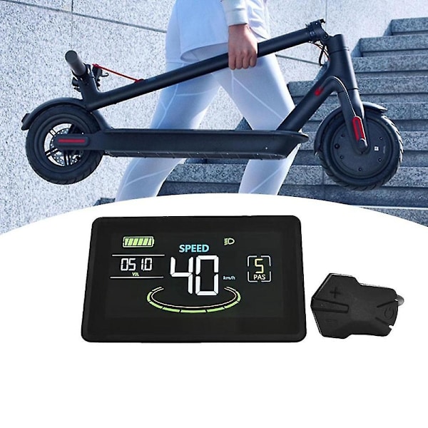 H6c Elektrisk Cykel LCD Display Meter 24v-60v E Scooter LCD Panel Farveskærm med USB Uart til Elec-Perfet