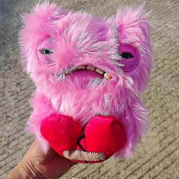 23CM Fuggler Bedårande tandmonster Kärleksmonster Serie Unik tand Rolig Plyschleksak-Perfekt A2