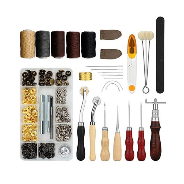 Läderverktyg Set / Handverktyg för Läder - 28 delar