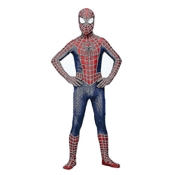 Fantastisk Spiderman Rollspel Kostym Party Onesie för Barn i Åldrarna 3-12 - Perfekt 9-11 Years
