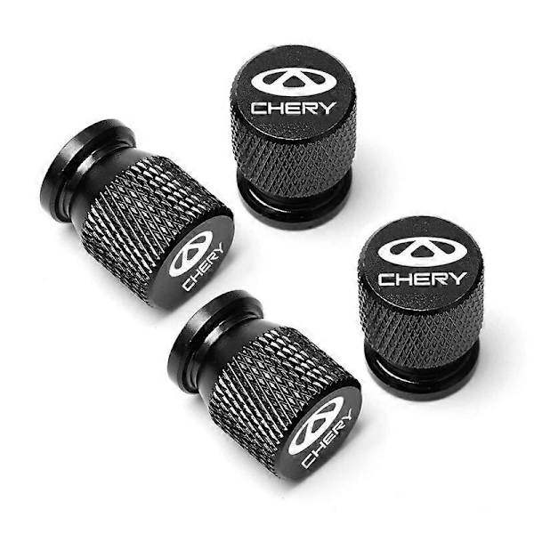 Bil Hjul Dæk Ventil Hætter Dæk Stamme Dækker Lufttæt Vandtæt Kompatibel med CHERY TIGGO 3 4 5 7 PRO 8 Biltilbehør - Motorkøretøj Hjul - Perfet Red 3