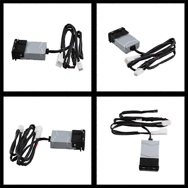 USB Snabbladdare Kompatibel med Sienna Land Cruiser 70 2018-2022-Perfet