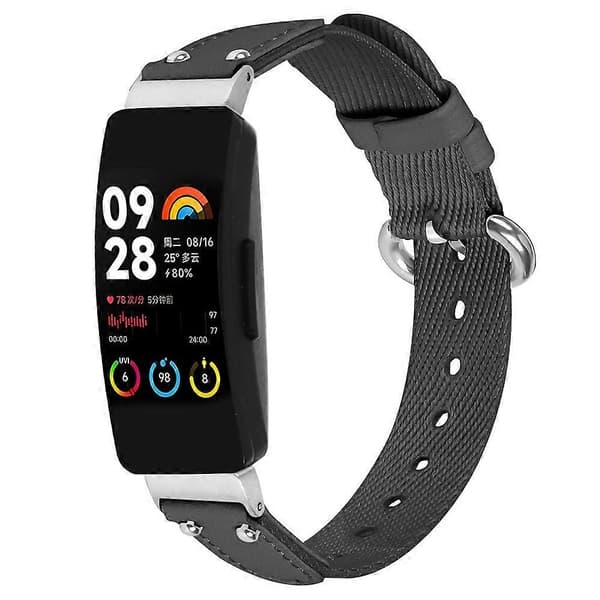 Typ B Kompatibel med Fitbit Inspire 2 Nylonflätat Klockarmband Justerbart Ersättningsarmband - Perfet Style A
