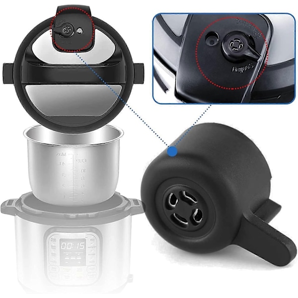 Dampudløserhåndtag Dampventil Kompatibel med Ninja Foodi OP301 9 i 1/6,5 Quart OP401 12 i 1/8 Quart, Ninja Foodi-Perfet