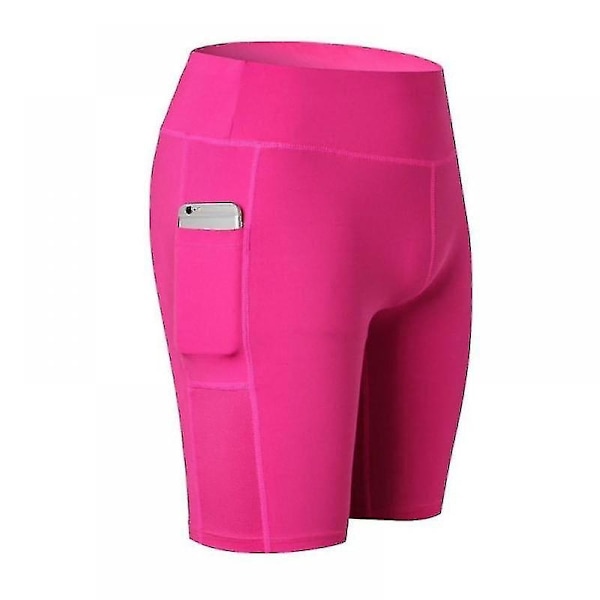 Hurtig tørkende sykkelshorts for menn - Kompresjonshorts med lommer - Pustende og perfekt passform XL