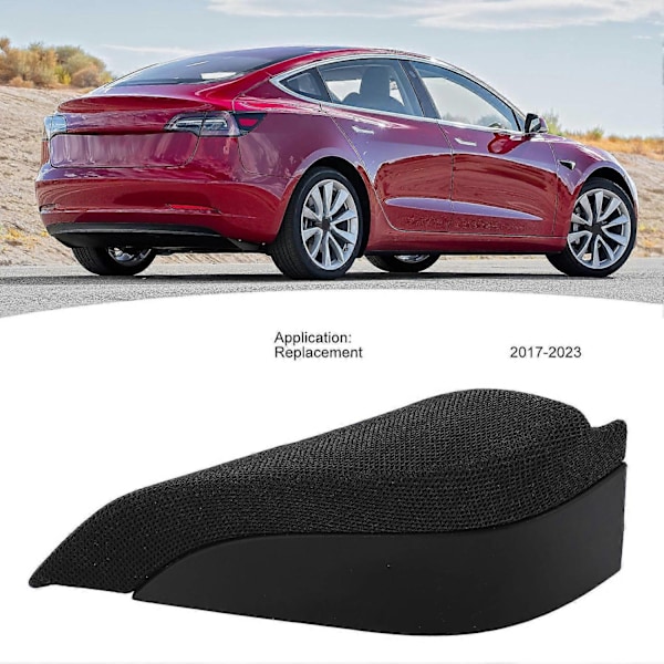 Diskant Högtalarskydd Trim 1095686 00 F Dammtätt Svart Ersättning Kompatibel med TESLA MODEL 3 2017?2023 YEMAA-Perfet