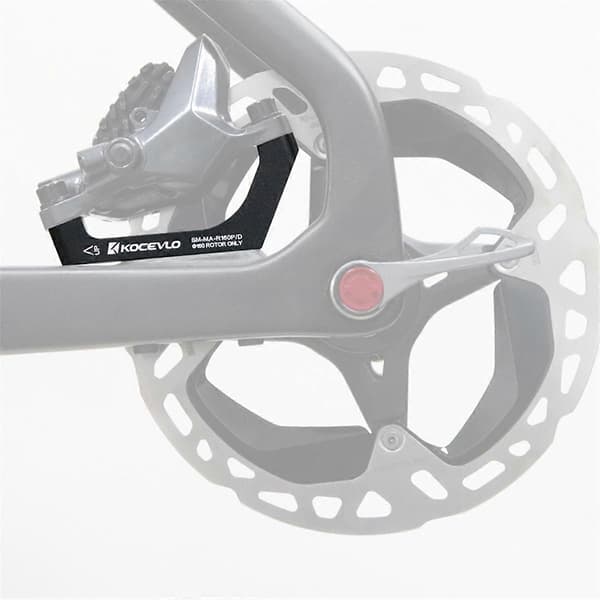 Flat-Mount til Post-Mount Kaliper Adapter Kompatibel med 160mm Rotor Landeveisskivebrems FM til PM 160 Front-Perfekt