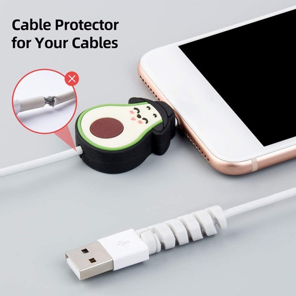 e USB-kabel Bite Charger Wire Organizer PVC-ladeledningsbeskytter - Perfet