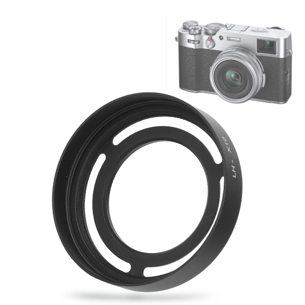 Lhx10 Smukt udseende Hulmetal Kompakt aftagelig kamerahætte til Fuji X10/x20/x30 (sort) - Perfet