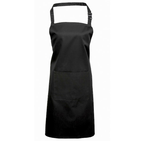 Premier Kvinners Fargerik Bib Forkle med Lommer/Overalls - Perfekt Black