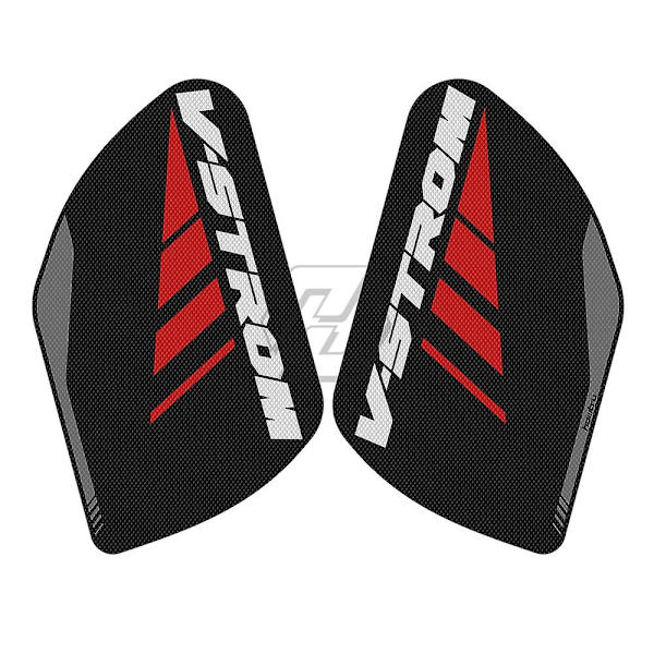 Motorcykel Side Tank Pad Beskyttelse Knægreb Anti-slip til Suzuki V-strom 1000 Xt Abs 2017-2020-Perfekt 1 set of white