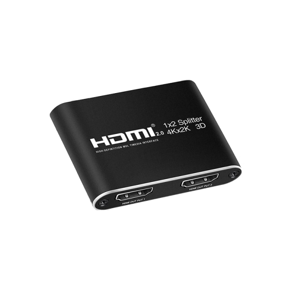 HDMI splitter 1x2 för 2 skärmar 3D/4K/1080p - Perfet