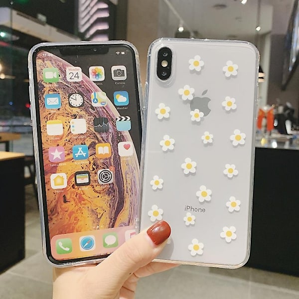 Clear Luxury Portrait Art Phone Case til Iphone - Kompatibel med Iphone 7-14 Pro Max - Perfet White For iPhone 11 Pro