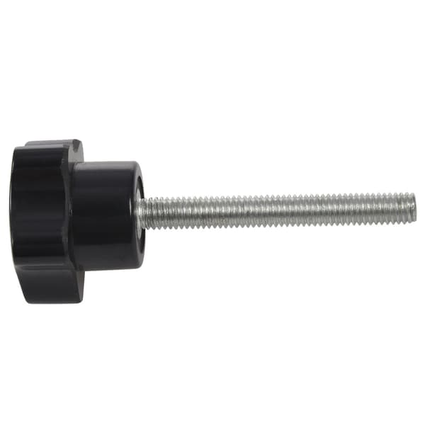 6 stk. M6 x 50 mm låsende stjerneformet plasthode hann-gjengeknapp grep-Perfet