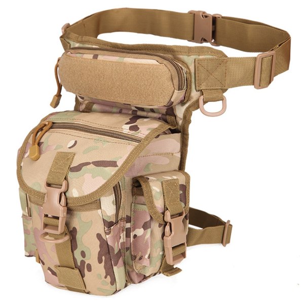 Udendørs Sport Tactical Drop Leg Bag Lår Utility Taljetaske - Perfet CP camouflage