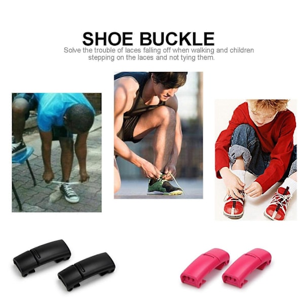 Nye Elastiske Flade Sko Snørebånd Uden Binding til Sneakers, Magnetiske Sko Snore, Stræk Snørebånd Uden Binding til Børn & Voksne - Perfekt purple