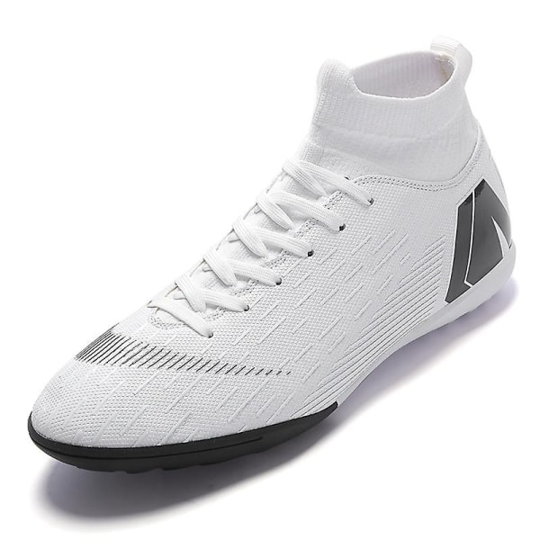 Perfekta fotbollsskor för män Halkfria fotbollsskor för män, Fotbollssneakers för gräs Yj705 - Perfet WhiteBlack1 42