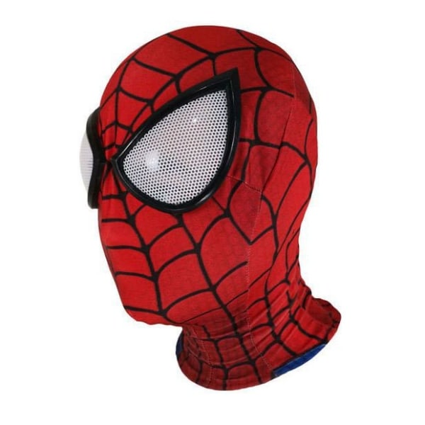 Halloween COS Expedition Stål Anime Briller Spider Man Mask - Perfet Extraordinary red Adult lens design