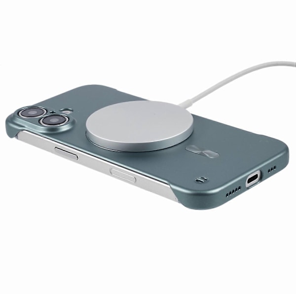 iPhone 16 Plus Skal, Kompatibel med MagSafe Hård PC Ramlös Telefonfodral - Perfekt Style D