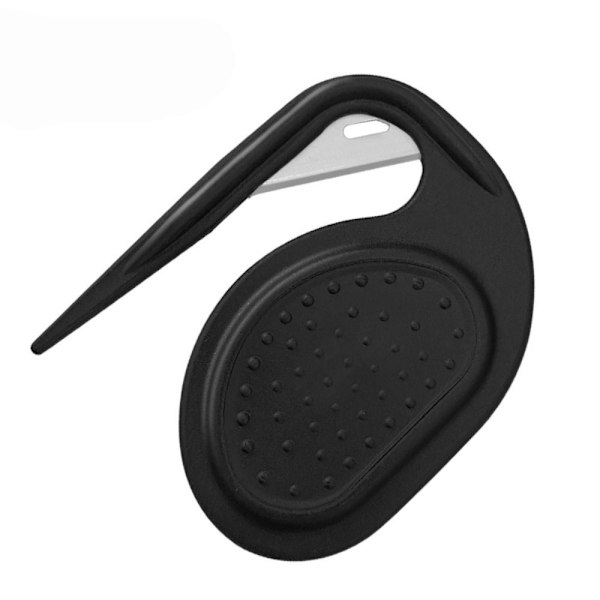 Pet Kam Dog Open Knot Comb SVART- Perfet black