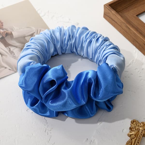 Lazy Värmelös Locktång Pannband Hårrollers Inga Värmelockar - Perfet Blue